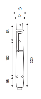 B 3934 Deurvastzetter
