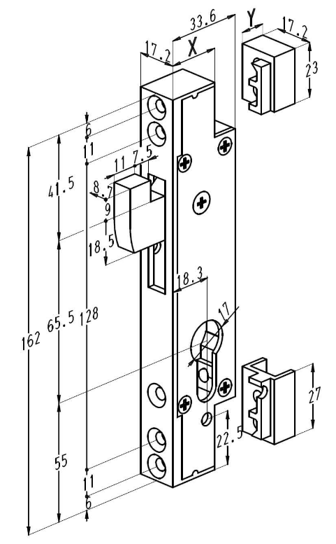 6760 voor schuifdeuren