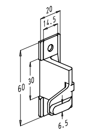 568 Meenemer voor buitendraaiend raam