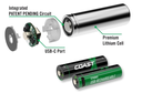 Zithion-X Li-Ion AA batterij oplaadbaar 1,5V 2400mAh USB-C blister 4 stuks
