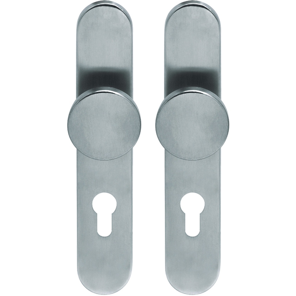 97819 Knopgarn pendeldeur PL rvs mat blind LS