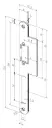 52A35-01 sluitplaat deuropener RVS PROFIX 2