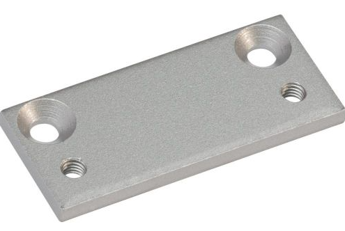 Scharnierplaat t.b.v. TS 73V / 83 Zilver (8365)