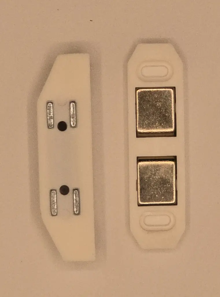 VH054 W Vliegendeur magneet WIT