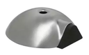 02030 Deurbuffer vloermontage ø84x28mm rvs mat