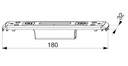 219322 MF-HO SLUITPLAAT VOOR PVC