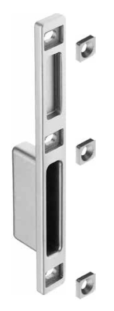 8351 sluitplaat met kast | Zamak | Midden