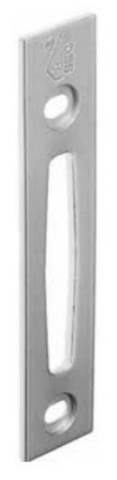 8354 Inox sluitplaat meerpunt | Boven + onder