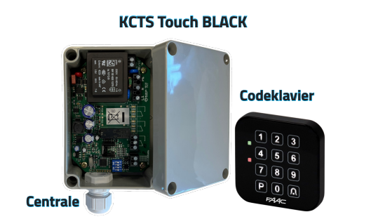 KCTS Touch zwart codeklavier