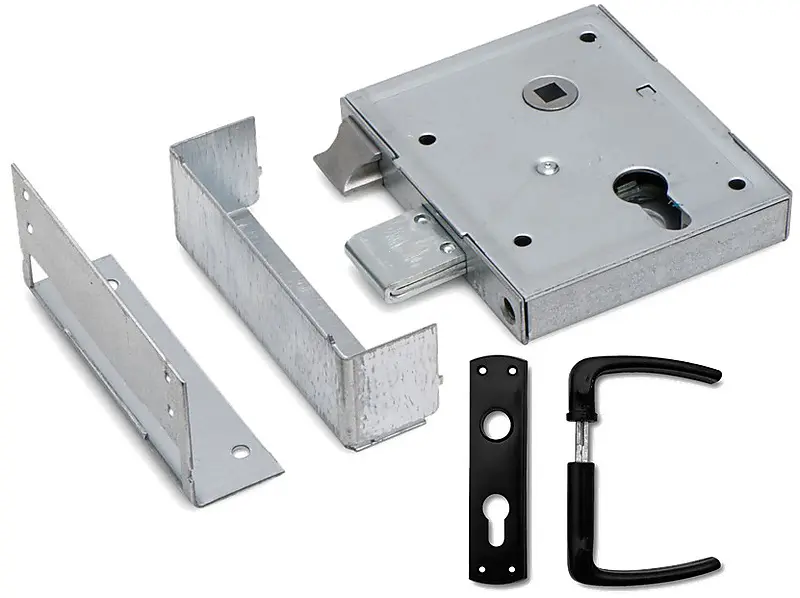 Poortslot met kruk en dagschoot 60 entree, PC