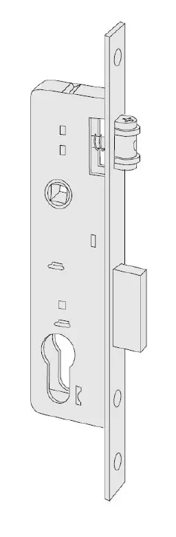 44670 Rol + nachtschoot excl. sluitplaat