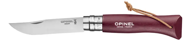 N°08 Colorama, Opinel, leren koord zakmes