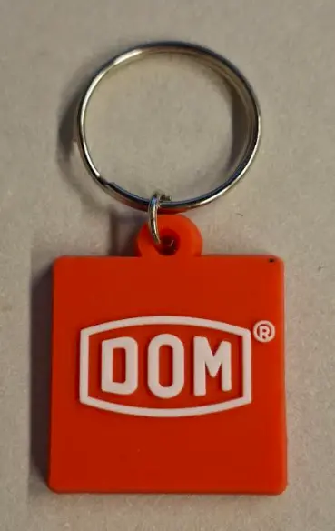 Rode DOM sleutelhanger