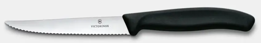 Swiss Classic Steak and Pizza Knife, 11 cm zwart