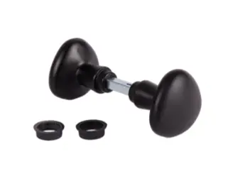 Zwart aluminium bolkrukpaar