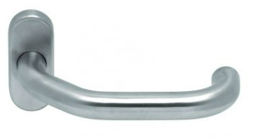 91411R07.X8 Gatdeel CINDY rvs mat 8mm ovaal rozet