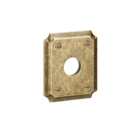 086-RO-26-01 Krukrozet rechthoekig Antiek Messing