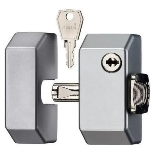 Ami 720 9005 Opleg-bijzetslot met sluitkom ZWART