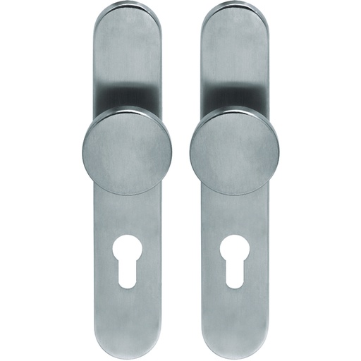 ARTITEC 97819 Knopgarn pendeldeur PL rvs mat blind LS