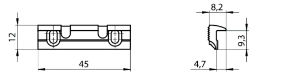 eff eff 118.13001140 Vervangsluitlip voor 118-128-138.13 Profix 2
