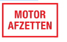 PIKT-O-NORM pictogram 17 MOTOR AFZETTEN 400x250MM