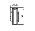 MACO Loopwagen HS 300kg met borstels
