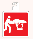 PIKT-O-NORM pictogram 572286 OPHANG BLUSDEKEN PP.120x120