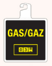 PIKT-O-NORM pictogram 572213 OPHANG GAS/GAZ PP.120x120