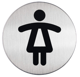 Durable pictogram 490423 PICTO Toilet dames Ø83mm