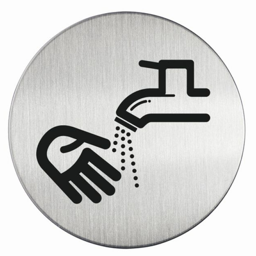Durable 490223 PICTO ''HANDEN WASSEN'' Ø83mm