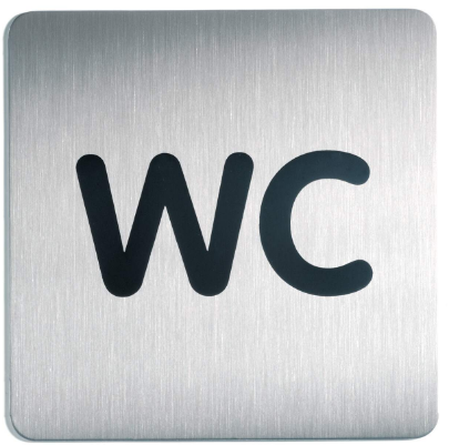Durable 495723 PICTO ''WC'' 150x150mm