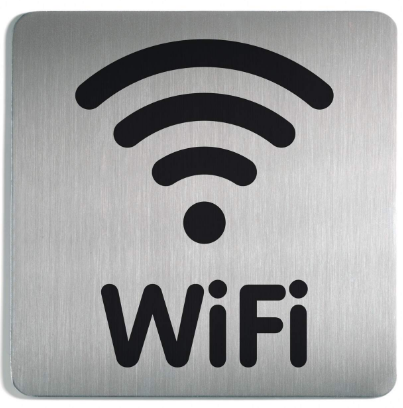 Durable 478623 PICTO ''WiFi'' 150x150 mm