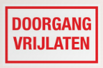 PIKT-O-NORM 17 DOORGANG VRIJLATEN 400x250MM