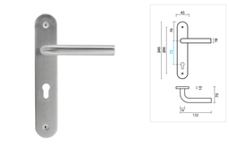 HDD binnendeurbeslag PRO L Shape