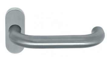 ARTITEC CHASE kruk op ovale rozet, 8mm