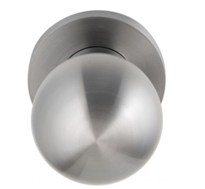 ARTITEC PF Rechte Bolknop ¢50 vastgevrd op rozet z. nokken