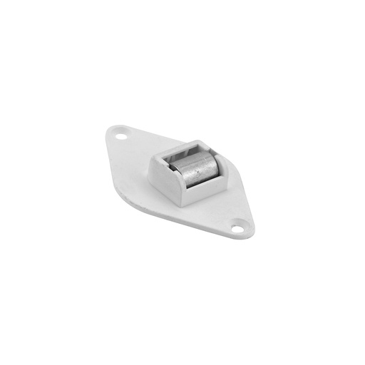 REFLEX Bandgeleider 14mm met stalen rol wit