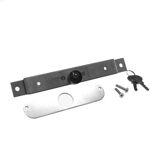 REFLEX Cilinderslot 9mm + afsluitplaat alu