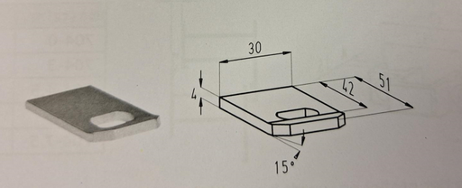 Sobinco Sluitstuk 705 tbv knipslot 702