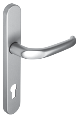 Sobinco 82200L deurkruk op langschild