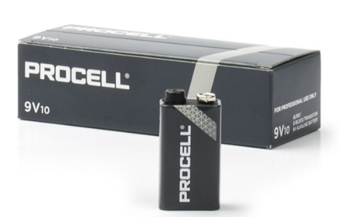 Duracell 9V/6LR61 Procell constant power