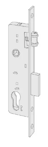 CISA 44670 Rol + nachtschoot excl. sluitplaat