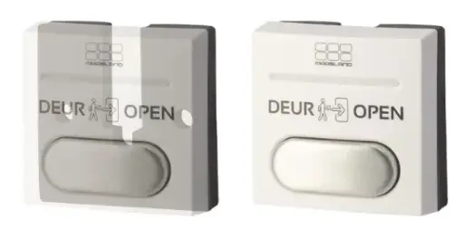 Maasland Drukknop opbouw met led