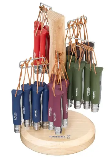 Opinel N°08 Colorama, Opinel, leren koord zakmes
