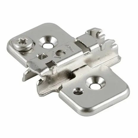 Blum Cliptop Kruismontageplaat 0mm met excenterschroefverstelling