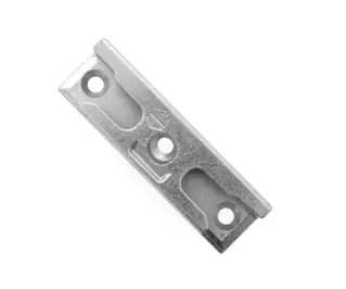 MACO Multitrend Zilverlook I.S. Sluitplaat Hout Vlak