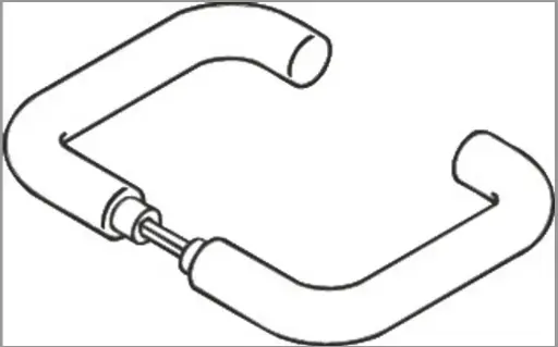 HEWI 111.23 E (Krukken paar wit)